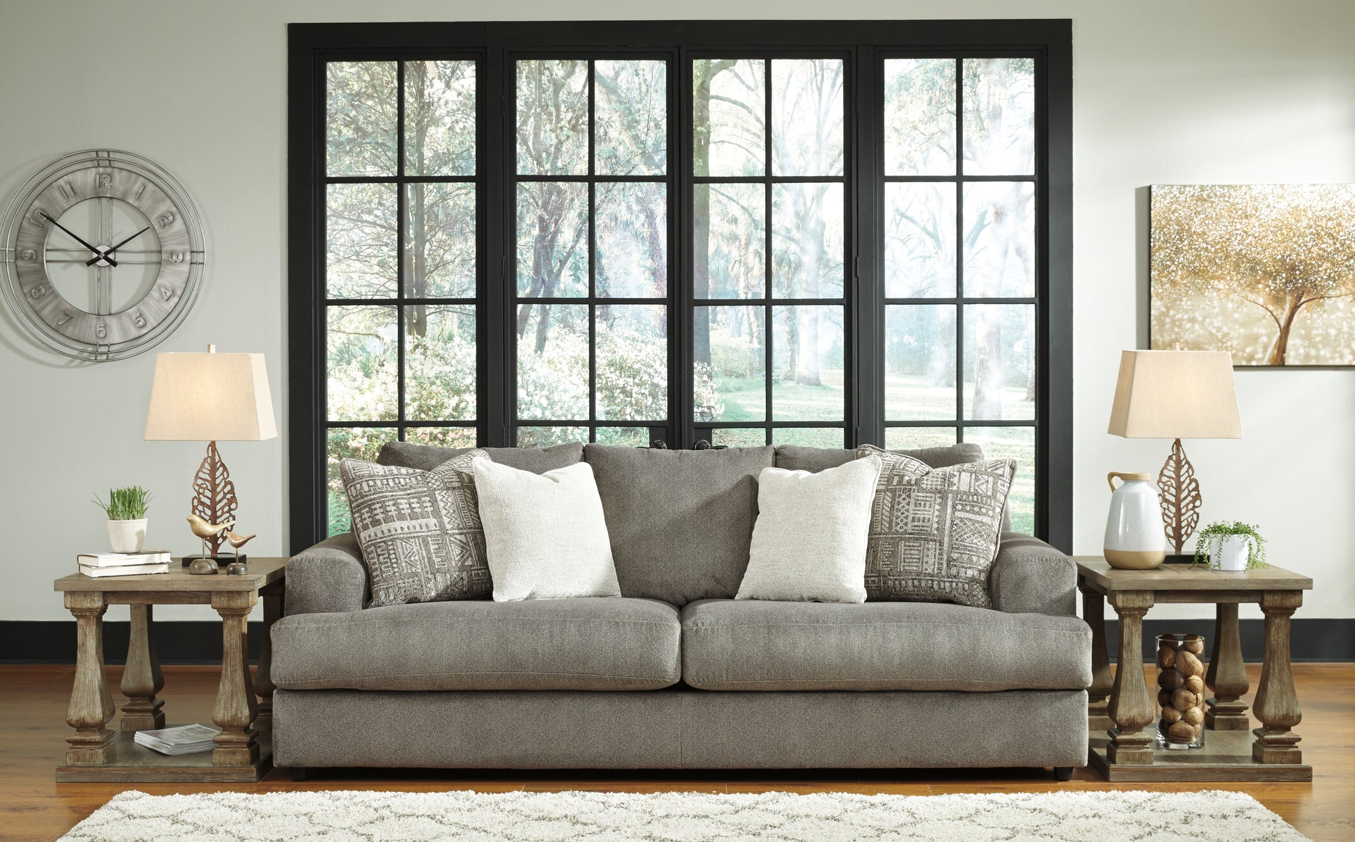 Bradenton Furniture Outlet - Ashley Furniture - Soletren Living Room - Sofa / Ash - 9510338