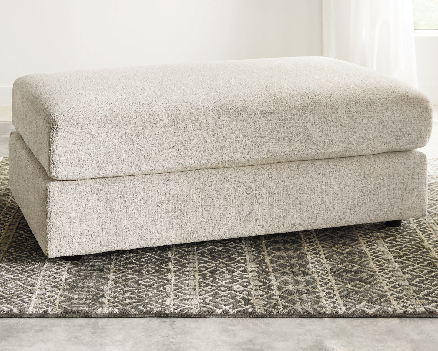 Bradenton Furniture Outlet - Ashley Furniture - Soletren Living Room - Oversized Accent Ottoman / Stone - 9510408