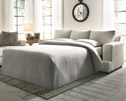 Bradenton Furniture Outlet - Ashley Furniture - Soletren Living Room - Queen Sofa Sleeper / Stone - 9510439