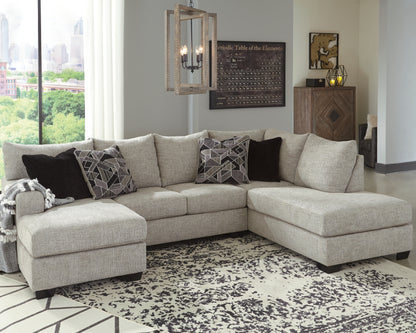 Bradenton Furniture Outlet - Ashley Furniture - Megginson Sectional - RAF 2-Piece Sectional with Chaise / Storm - 96006S2