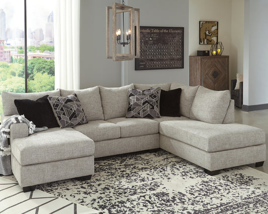 Bradenton Furniture Outlet - Ashley Furniture - Megginson Sectional - RAF 2-Piece Sectional with Chaise / Storm - 96006S2