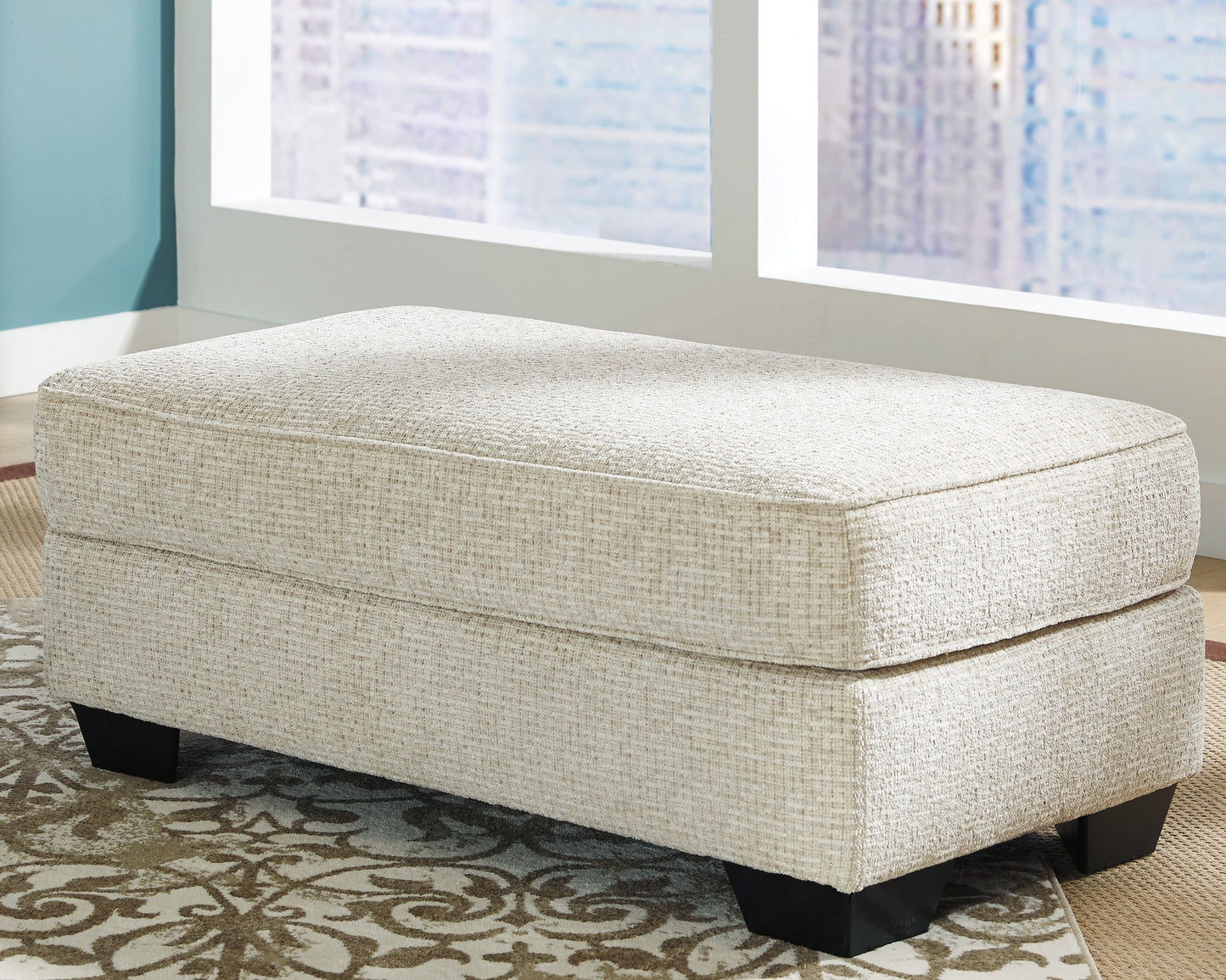 Bradenton Furniture Outlet - Ashley Furniture - Monaghan Living Room - Ottoman / Sandstone - 9620514