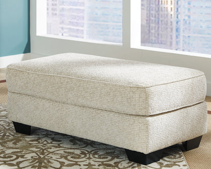Bradenton Furniture Outlet - Ashley Furniture - Monaghan Living Room - Ottoman / Sandstone - 9620514