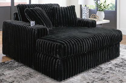 Bradenton Furniture Outlet - Ashley Furniture - Midnight-Madness Living Room - Oversized Chaise / Onyx - 9810315