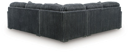 Bradenton Furniture Outlet - Ashley Furniture - Midnight-Madness Sectional - LAF 3-Piece Sectional / Gunmetal - 98105S5