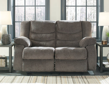 Bradenton Furniture Outlet - Ashley Furniture - Tulen Living Room - Reclining Loveseat / Gray - 9860686