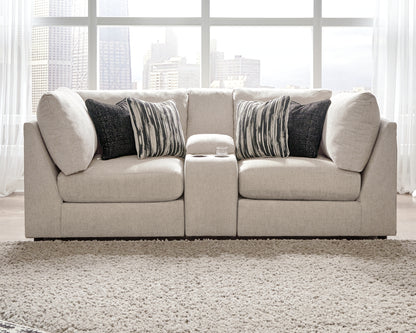 Bradenton Furniture Outlet - Ashley Furniture - Kellway Sectional - 3-Piece Sectional Loveseat / Bisque - 98707S8