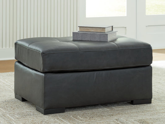 Bradenton Furniture Outlet - Ashley Furniture - Brindley Pier Living Room - Oversized Accent Ottoman / Fog - 9950308