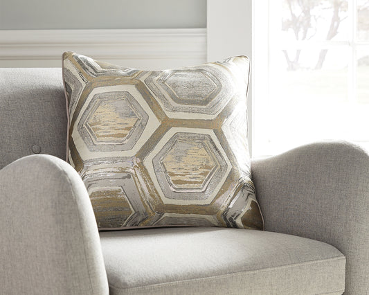 Bradenton Furniture Outlet - Ashley Furniture - Meiling Pillows - Pillow (4/CS) / Metallic - A1000480