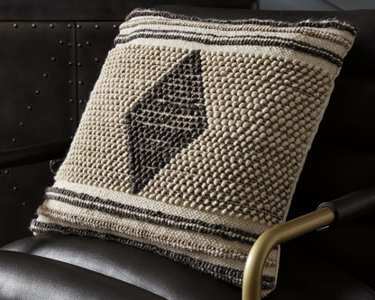Bradenton Furniture Outlet - Ashley Furniture - Ricker Pillows - Pillow (4/CS) / Gray/Cream - A1000804