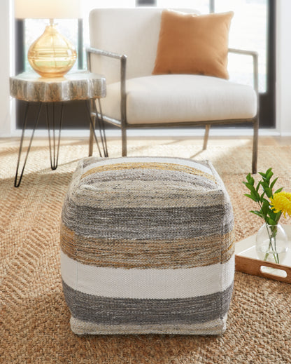 Bradenton Furniture Outlet - Ashley Furniture - Josalind Pouf - Pouf / Multi - A1000935