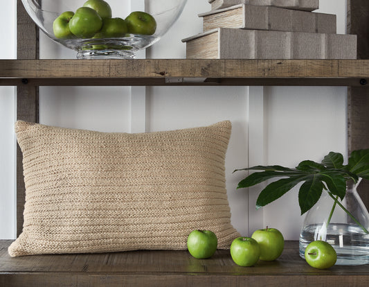 Bradenton Furniture Outlet - Ashley Furniture - Abreyah Pillows - Pillow (4/CS) / Tan - A1000957