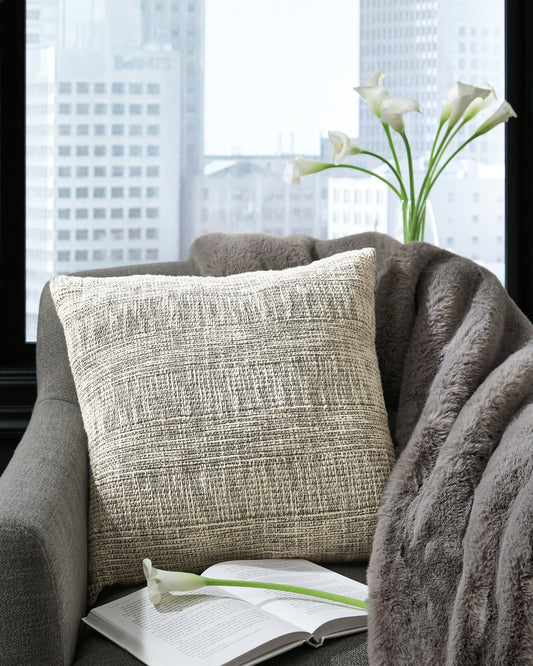 Bradenton Furniture Outlet - Ashley Furniture - Carddon Pillows - Pillow (4/CS) / Brown/White - A1000971