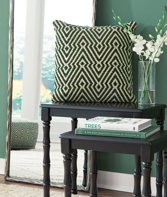 Bradenton Furniture Outlet - Ashley Furniture - Digover Pillows - Pillow (4/CS) / Green/Ivory - A1001036