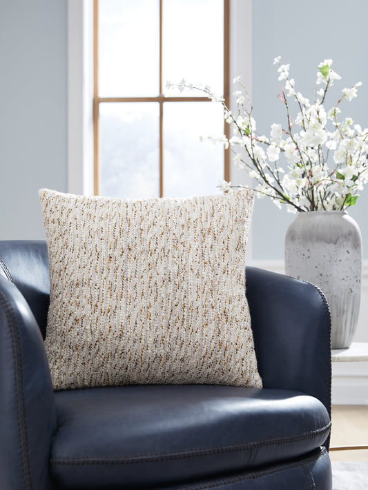 Bradenton Furniture Outlet - Ashley Furniture - Abler Pillows - Pillow / Ivory/Gray/Gold - A1001068P