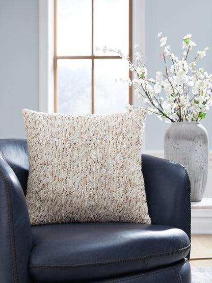 Bradenton Furniture Outlet - Ashley Furniture - Abler Pillows - Pillow / Ivory/Gray/Gold - A1001068P