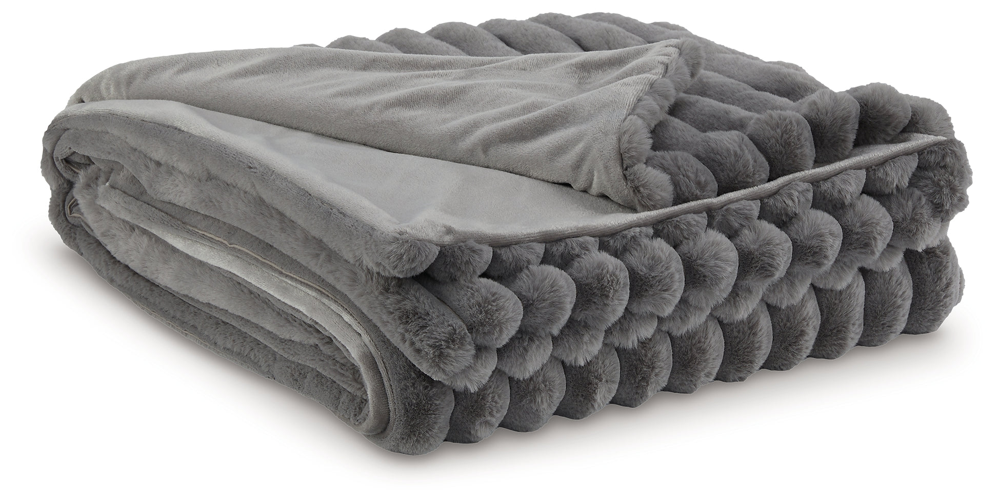 Bradenton Furniture Outlet - Ashley Furniture - Alsonwell Throw (Set of 3) - Throw (3/CS) / Gray - A1001081