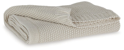 Bradenton Furniture Outlet - Ashley Furniture - Gayelery Throw (Set of 3) - Throw (3/CS) / Sand - A1001084