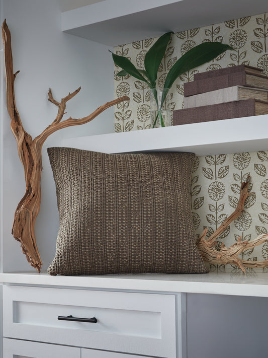 Bradenton Furniture Outlet - Ashley Furniture - Landcher Pillows - Pillow (4/CS) / Brown - A1001104