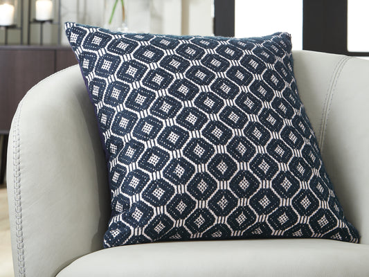 Bradenton Furniture Outlet - Ashley Furniture - Abra Pillows - Pillow (4/CS) / Black/Ivory - A1001109