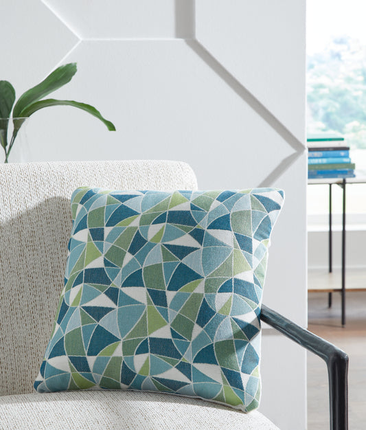 Bradenton Furniture Outlet - Ashley Furniture - Seanow Next-Gen Nuvella Pillows - Pillow (4/CS) / Green/Turquoise/White - A1900005