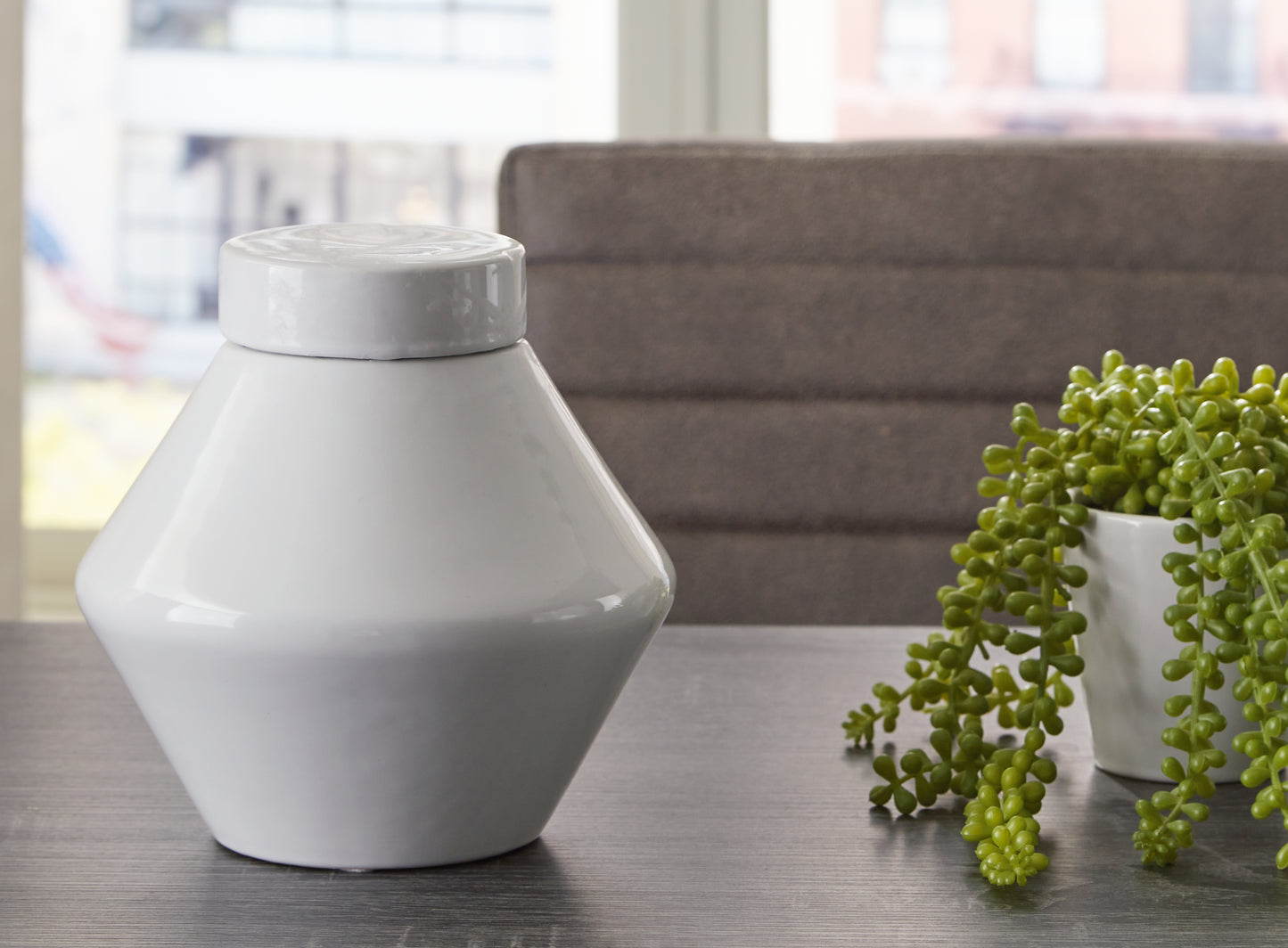 Bradenton Furniture Outlet - Ashley Furniture - Domina Jar (Set of 2) - Jar (2/CS) / White - A2000485