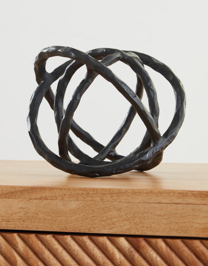 Bradenton Furniture Outlet - Ashley Furniture - Barlee Sculpture - Sculpture (2/CS) / Black - A2000652