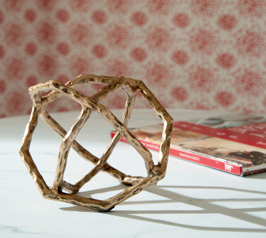 Bradenton Furniture Outlet - Ashley Furniture - Laddington Sculpture - Sculpture (2/CS) / Antique Brass Finish - A2000670