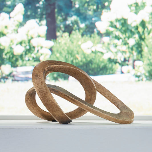 Bradenton Furniture Outlet - Ashley Furniture - Dunnruck Sculpture - Sculpture / Antique Brass Finish - A2000686