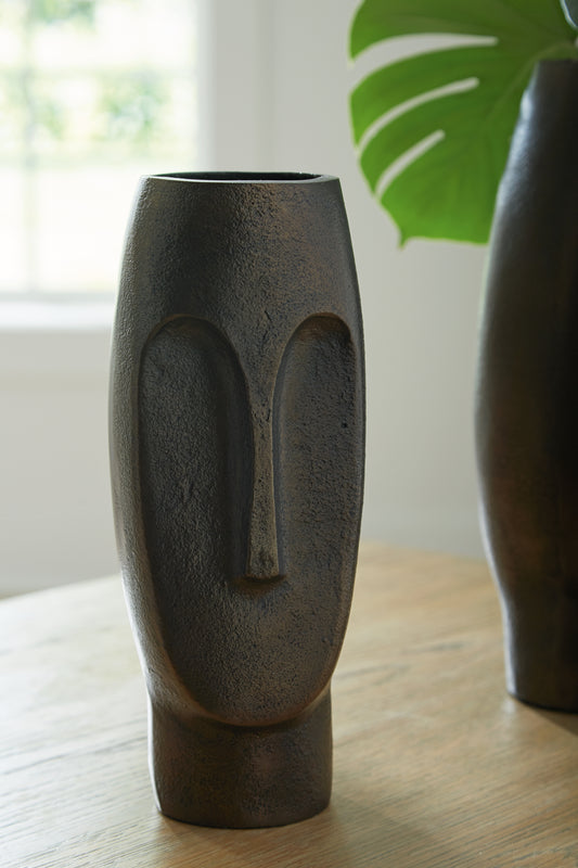Bradenton Furniture Outlet - Ashley Furniture - Elanman Vase - Vase / Antique Bronze - A2000693