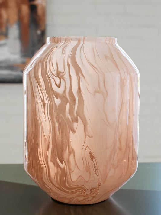 Bradenton Furniture Outlet - Ashley Furniture - Dushby Vase - Vase / Blush Pink - A2000728