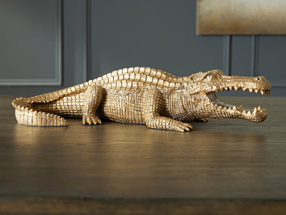 Bradenton Furniture Outlet - Ashley Furniture - Lauretman Sculpture - Sculpture / Antique Gold Finish - A2000765