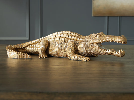 Bradenton Furniture Outlet - Ashley Furniture - Lauretman Sculpture - Sculpture / Antique Gold Finish - A2000765