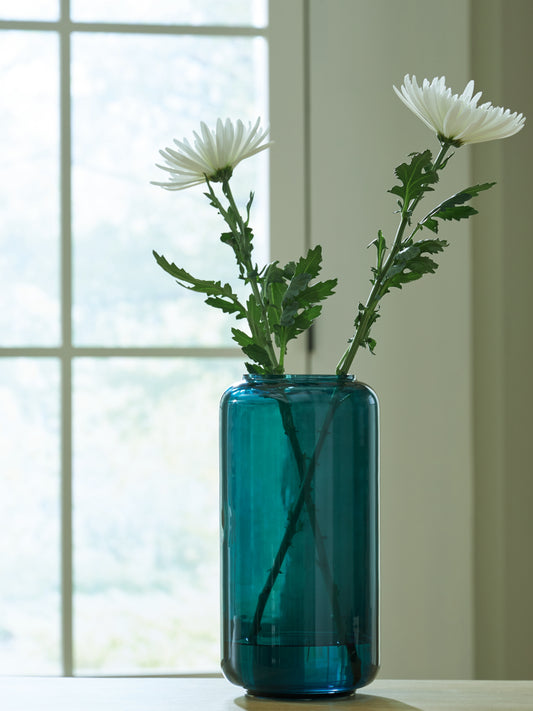 Bradenton Furniture Outlet - Ashley Furniture - Inisland Vase - Vase Set (Set of 2) / Teal - A2000797A1