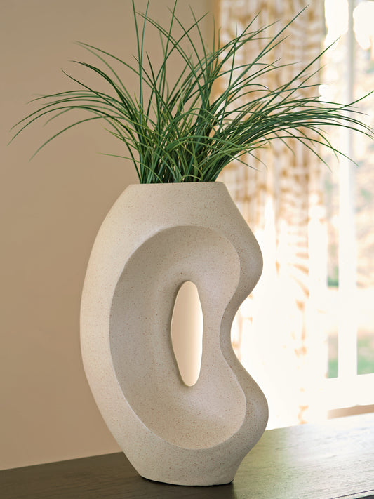 Bradenton Furniture Outlet - Ashley Furniture - Odion Vase - Vase / Stone - A2000842