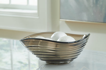 Bradenton Furniture Outlet - Ashley Furniture - Solariston Bowl - Bowl / Gray/Brown - A2900016