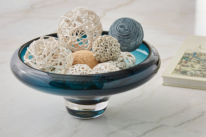 Bradenton Furniture Outlet - Ashley Furniture - Vallborough Bowl - Bowl / Teal Blue - A2900017