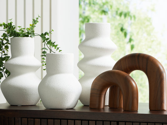 Bradenton Furniture Outlet - Ashley Furniture - Carterworth Accessory Set (Set of 5) - Accessory Set (5/CN) / White/Brown - A2C00210