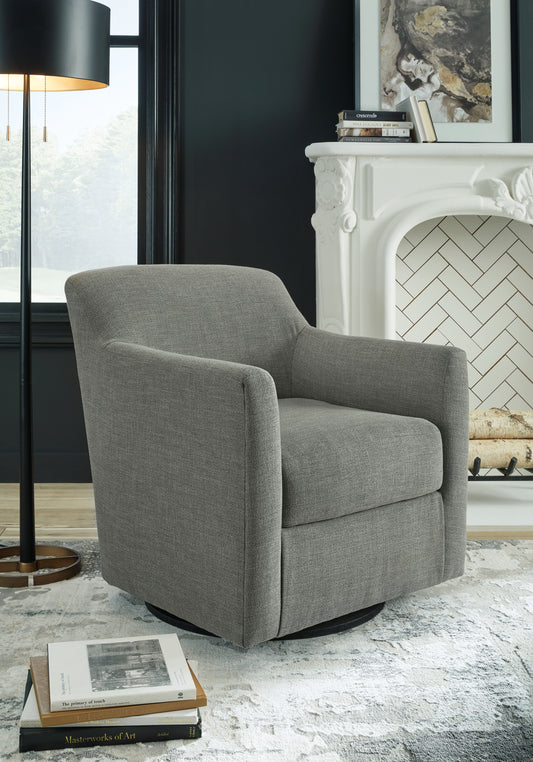 Bradenton Furniture Outlet - Ashley Furniture - Bradney Swivel Accent Chair - Swivel Accent Chair / Tumbleweed - A3000323
