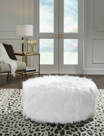 Bradenton Furniture Outlet - Ashley Furniture - Galice Living Room - Oversized Accent Ottoman / White - A3000334