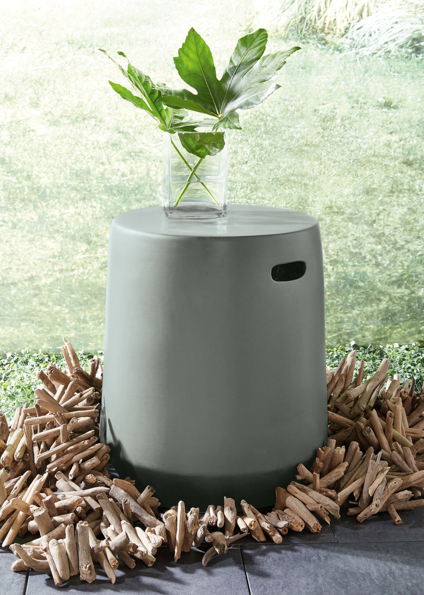 Bradenton Furniture Outlet - Ashley Furniture - Kalmunds Stool - Stool / Gray - A3000634