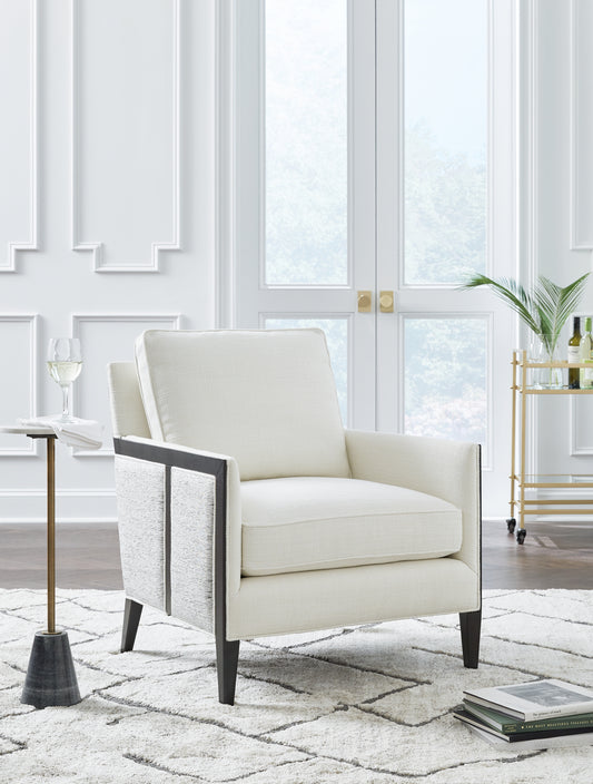 Bradenton Furniture Outlet - Ashley Furniture - Ardenworth Accent Chair - Accent Chair / Black/Ivory - A3000647