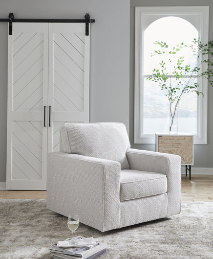 Bradenton Furniture Outlet - Ashley Furniture - Olwenburg Swivel Accent Chair - Swivel Accent Chair / Taupe - A3000650