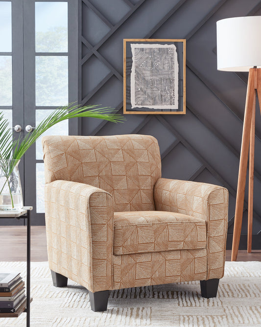 Bradenton Furniture Outlet - Ashley Furniture - Hayesdale Accent Chair - Accent Chair / Black/Cream - A3000658