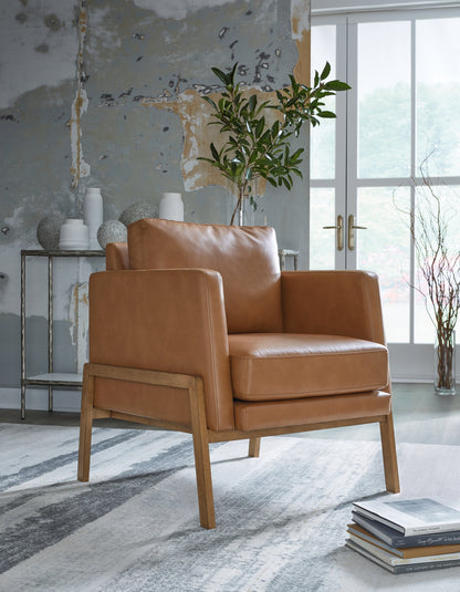 Bradenton Furniture Outlet - Ashley Furniture - Numund Accent Chair - Accent Chair / Caramel - A3000670