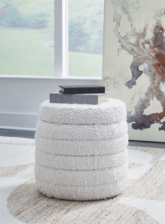 Bradenton Furniture Outlet - Ashley Furniture - Duntler Living Room - Storage Ottoman / Ivory - A3000678