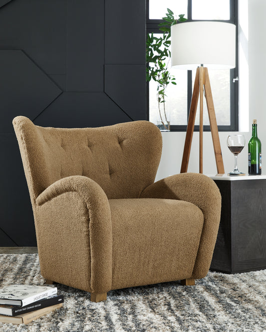 Bradenton Furniture Outlet - Ashley Furniture - Larbell Accent Chair - Accent Chair / Camel - A3000710