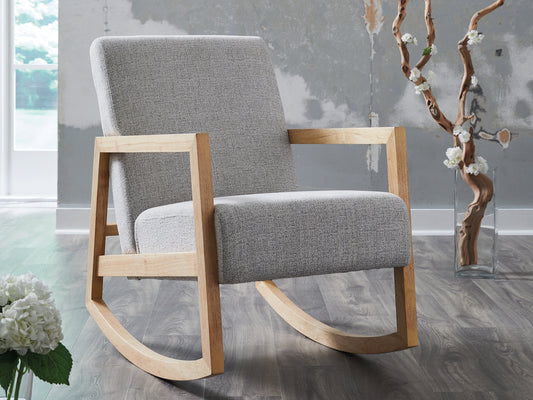 Bradenton Furniture Outlet - Ashley Furniture - Wychworth Accent Chair - Accent Chair / Gray/Natural - A3000745