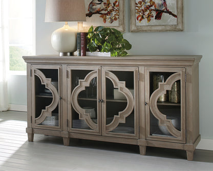 Bradenton Furniture Outlet - Ashley Furniture - Fossil Ridge Accent Cabinet - Accent Cabinet / Gray - A4000037