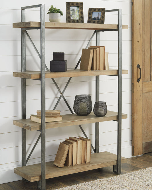 Bradenton Furniture Outlet - Ashley Furniture - Forestmin Bookcase - Bookcase / Brown/Black - A4000045